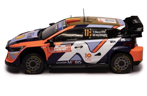 HYUNDAI i20 N Rally1 #11 T.Neuville - M.Wydaeghe Rallye Poland 2024 (400 stages wins in WRC)