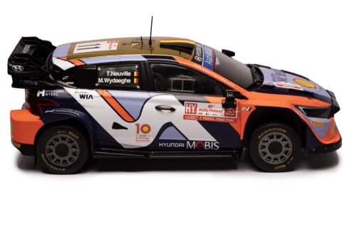 HYUNDAI i20 N Rally1 #11 T.Neuville - M.Wydaeghe Rallye Poland 2024 (400 stages wins in WRC)