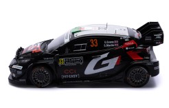 TOYOTA GR YARIS Rally1 #33 E.Evans - S.Martin Rallye Monte-Carlo 2025 (with night lights)