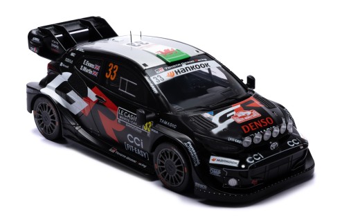 TOYOTA GR YARIS Rally1 #33 E.Evans - S.Martin Rallye Monte-Carlo 2025 (with night lights)