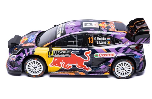 FORD PUMA Rally1 #13 G.Munster - L.Louka Rallye Monte-Carlo 2025 (with night lights)