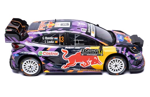 FORD PUMA Rally1 #13 G.Munster - L.Louka Rallye Monte-Carlo 2025 (with night lights)