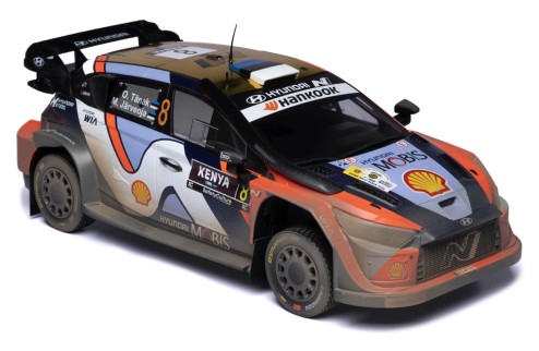 HYUNDAI i20 N Rally1 #8 O.Tänak - M.Järveoja Rally Kenya 2025 (with dirty effects)