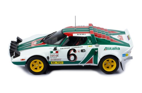 LANCIA STRATOS HF #6  B.Waldegard-H.Thorszelius Rallye Monte-Carlo 1976