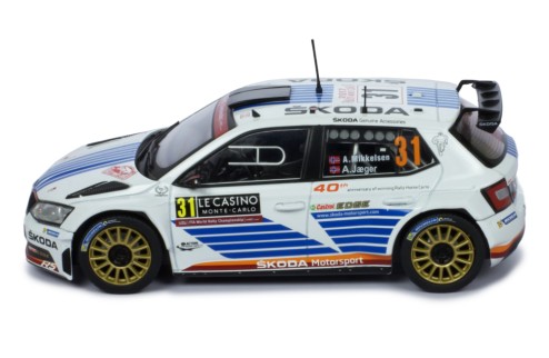 ŠKODA FABIA R5 #31 A.Mikkelsen - A.Jæger  Rallye Monte-Carlo 2017