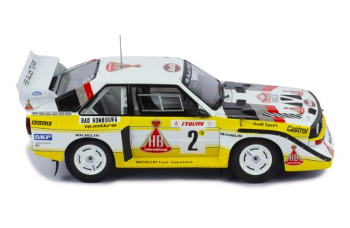 AUDI Sport Quattro S1 #2 W.Röhrl - C.Geistdörfer Rallye Monte-Carlo 1986
