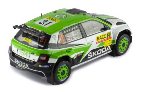 SKODA FABIA R5 #31 J.Kopecky - P.Dersler Rally Catalunya 2018