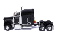 KENWORTH W900 1990 White with Flag (with big sleeper) - Black