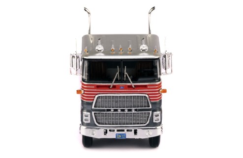 FORD CL 9000 1976 Silver and Grey with Red Stripes