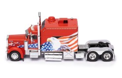 PETERBILT 379 2002 Custom in Red with American Flag