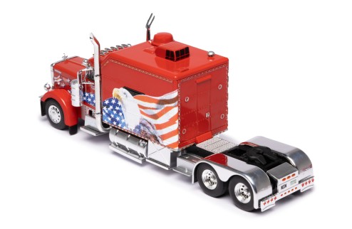 PETERBILT 379 2002 Custom in Red with American Flag