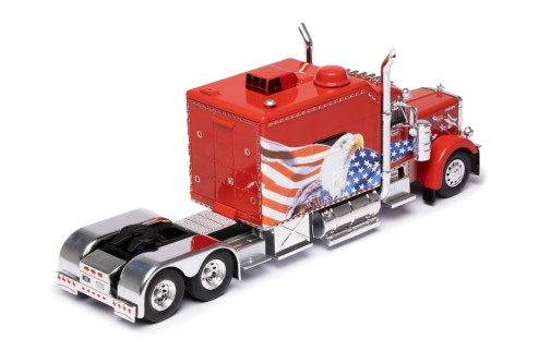 PETERBILT 379 2002 Custom in Red with American Flag