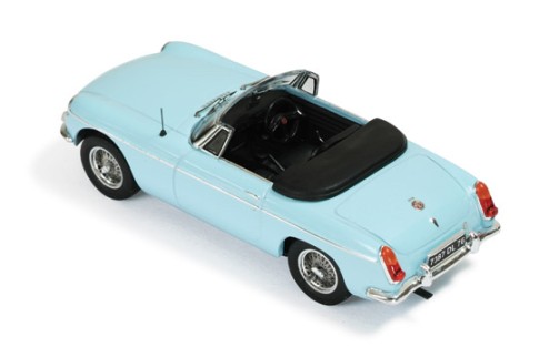 MGB Cabriolet L 1964 Light Blue (Beige interiors) UK License Plate
