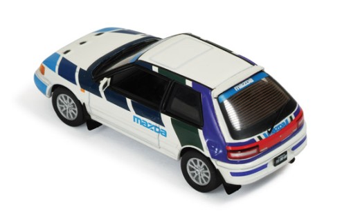 Mazda 323 GT-AE 1991 White & Blue