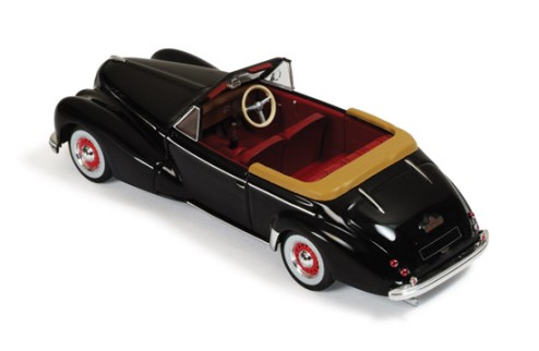 Hotchkiss Antheor Cabriolet 1953 Black (with Red interior)