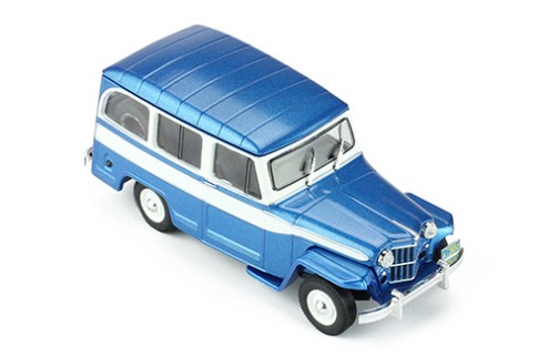 WILLYS JEEP Station Wagon - 1960 Metallic Blue and White