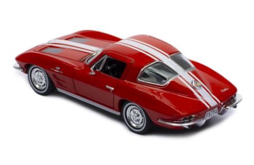 CHEVROLET Corvette Stingray 1963 Red and White