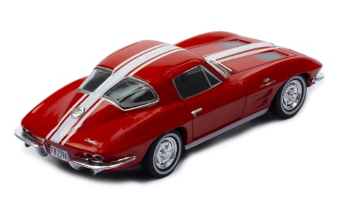 CHEVROLET Corvette Stingray 1963 Red and White