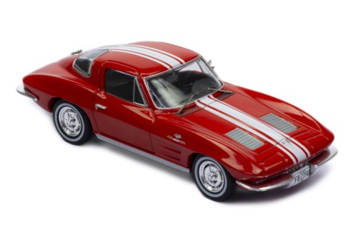 CHEVROLET Corvette Stingray 1963 Red and White