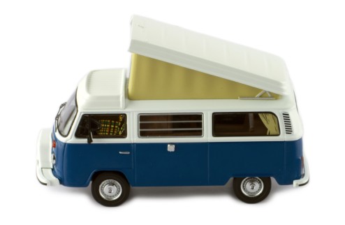 VOLKSWAGEN Type (T2) Westfalia 1978 Blue and White 