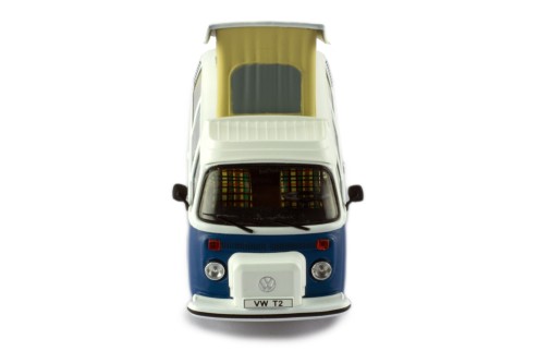 VOLKSWAGEN Type (T2) Westfalia 1978 Blue and White 
