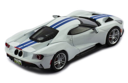 FORD GT 2017 White with Blue stripes