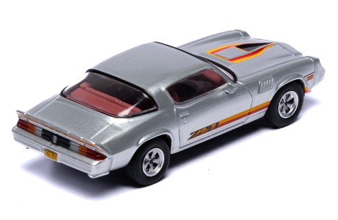 Chevrolet Camaro Z28 1979 - Silver with Orange Stripes