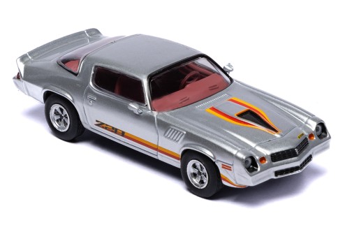 Chevrolet Camaro Z28 1979 - Silver with Orange Stripes