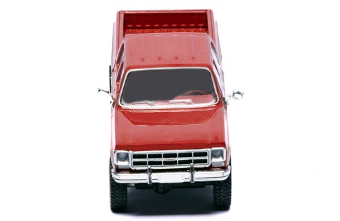 GMC Sierra Grande K2500 Crew Cab Wideside 1977 - Dark Red Metallic and Silver Special Two-Tone - Lifted