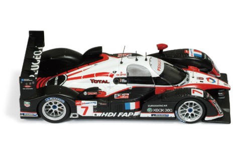 Peugeot 908 HDI-FAP #7 M. Gene-N. Minssian-J. Villeneuve LMP1 2nd Le Mans 2008