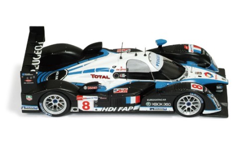 Peugeot 908 HDI-FAP #8 P. Lamy-S. Sarrazin-A. Wurz LMP1 8th Le Mans 2008