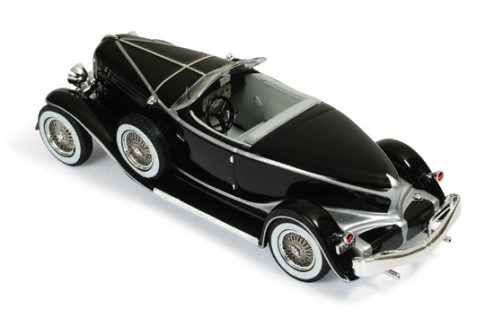 Auburn Boat Tail Roadster 1933 Black & Silver