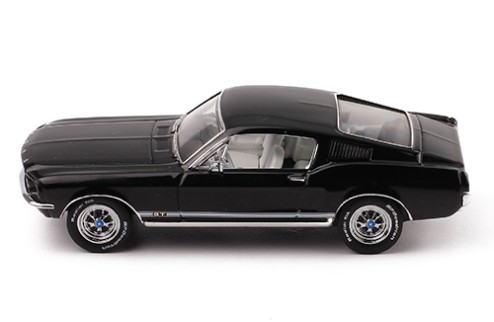 FORD MUSTANG GT Fastback 1967 Black W/ White Interior