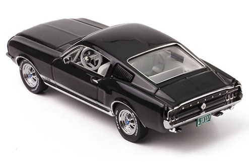 FORD MUSTANG GT Fastback 1967 Black W/ White Interior