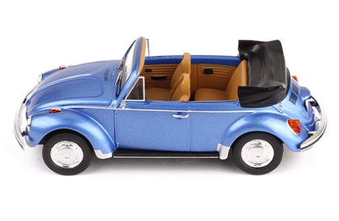 VOLKSWAGEN SUPER BEETLE 1973 CONVERTIBLE METALLIC BLUE