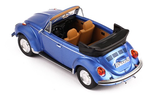 VOLKSWAGEN SUPER BEETLE 1973 CONVERTIBLE METALLIC BLUE