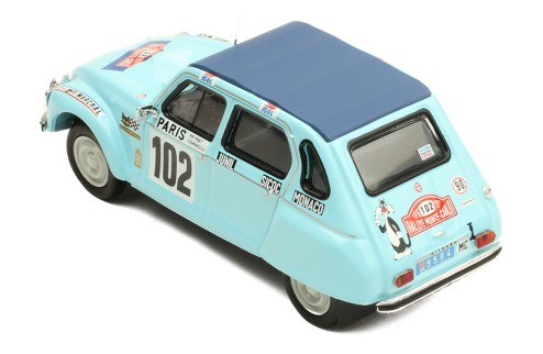 CITROËN DYANE #102 M. Peyret-J. J. Cornelli  Rallye Monte-Carlo 1976