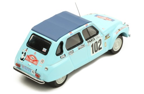 CITROËN DYANE #102 M. Peyret-J. J. Cornelli  Rallye Monte-Carlo 1976