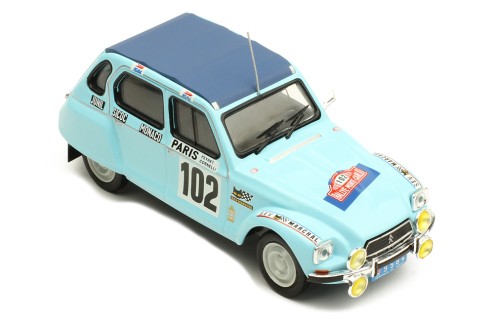 CITROËN DYANE #102 M. Peyret-J. J. Cornelli  Rallye Monte-Carlo 1976