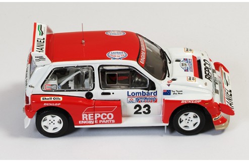 MG Metro 6r4 #23 T. Teesdale-G. Horne Rac Rally 1986