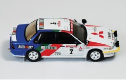 Mitsubishi Galant VR-4 Evo #7 (Ralliart) K. Shinozuka-J. Meadows Winner Ivory Cost Rally 1991