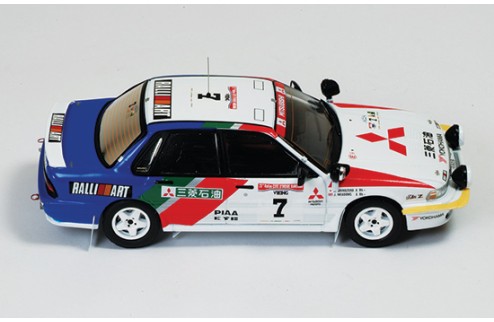 Mitsubishi Galant VR-4 Evo #7 (Ralliart) K. Shinozuka-J. Meadows Winner Ivory Cost Rally 1991
