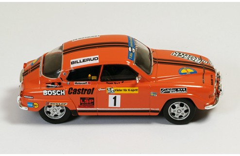 Saab 96 V4 #1 S.Blomqvist-H.Sylvan 2nd Swedish Rally 1975