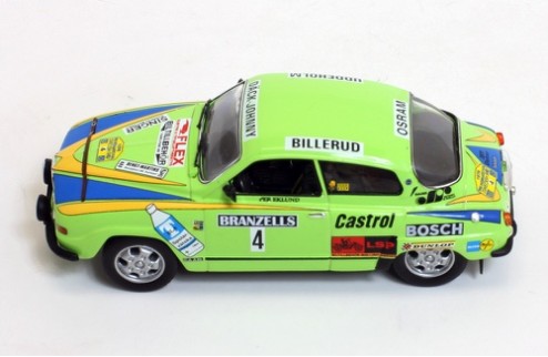 Saab 96 V4 #4 - P. Eklund-B. Cederberg - Winner Swedish Rally - 1976