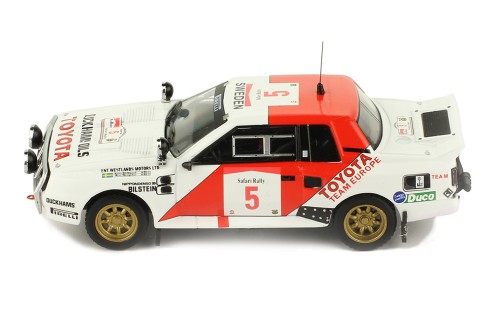 TOYOTA CELICA Twin Cam Turbo (TA64) #5 B. Waldegård-H.Thorzelius Winner Rally Safari 1984