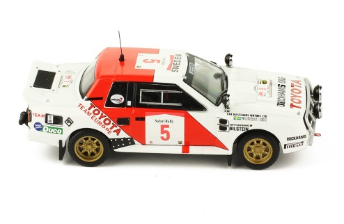 TOYOTA CELICA Twin Cam Turbo (TA64) #5 B. Waldegård-H.Thorzelius Winner Rally Safari 1984