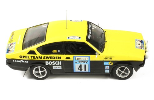OPEL KADETT GT/E Gr. 1 #41 B. Danielsson - U. Sundberg RAC Rallye 1976