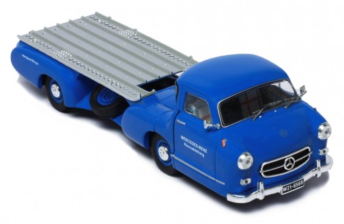 MERCEDES-BENZ Rennwagen Schwertransporter 1955