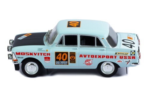 MOSKVITCH 412 #40  S.Tenishev-V.Kislykh-V.Chirotchenkov Rally London - Mexico 1970