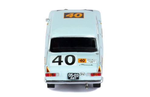 MOSKVITCH 412 #40  S.Tenishev-V.Kislykh-V.Chirotchenkov Rally London - Mexico 1970